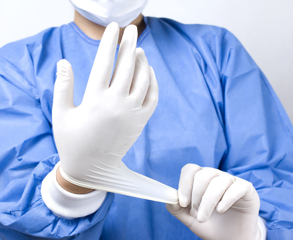 Anwendungsfoto Nitrilhandschuhe in der Medizin