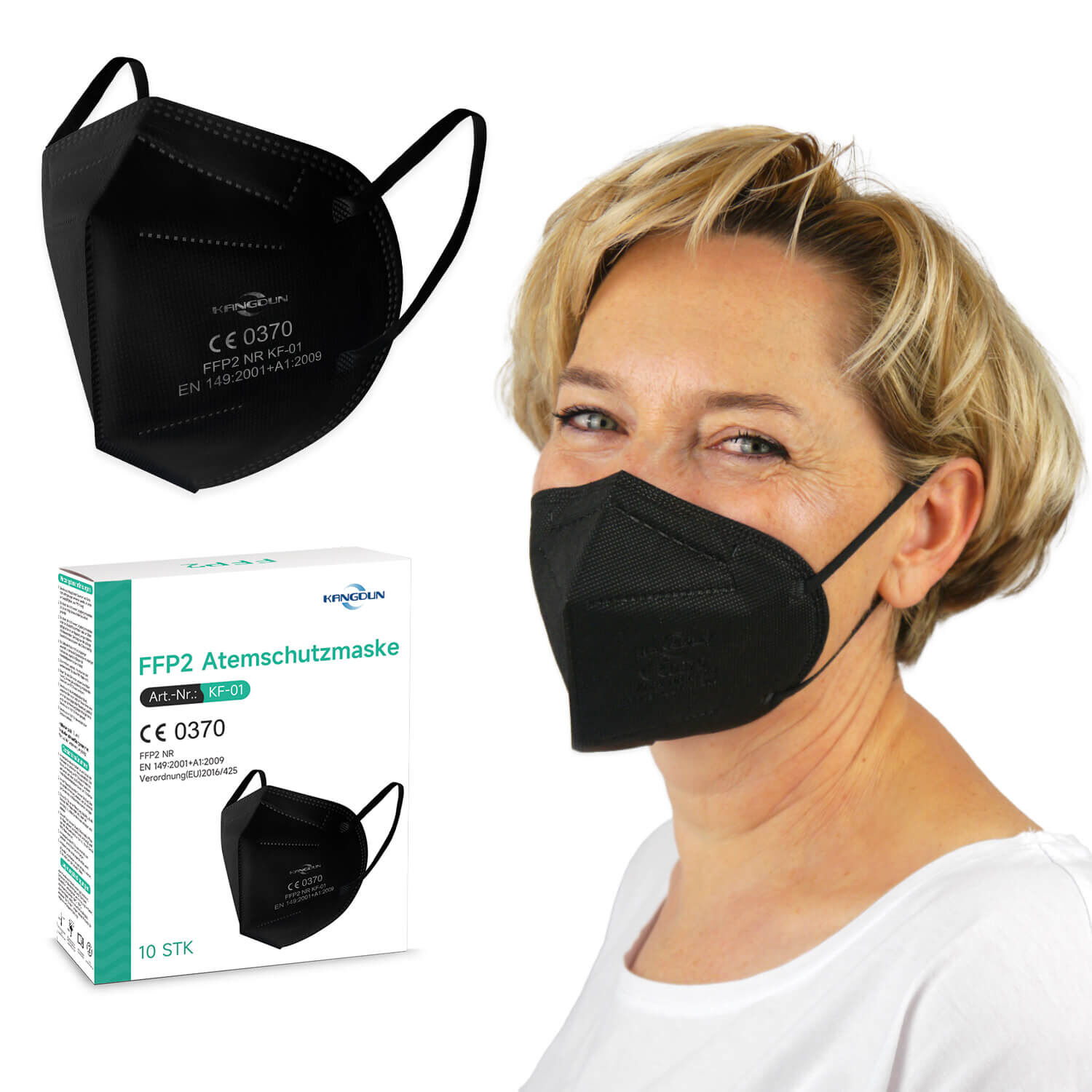 Atemschutzmasken Schwarz Atemschutzmasken Schwarz