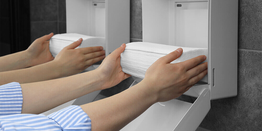 Papierhandtücher Spender Papierhandtücher Spender