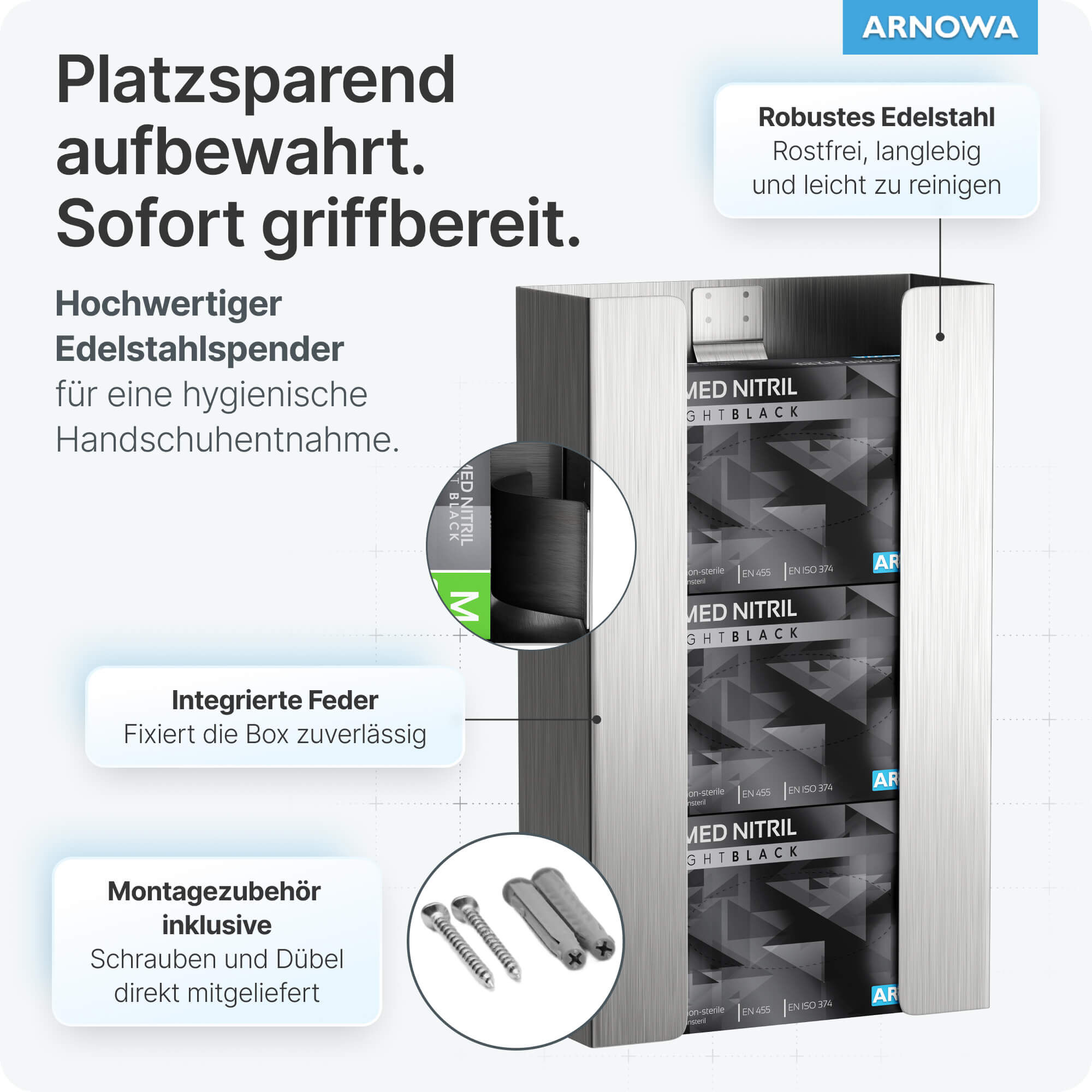 Handschuhhalter Edelstahl Vorteile