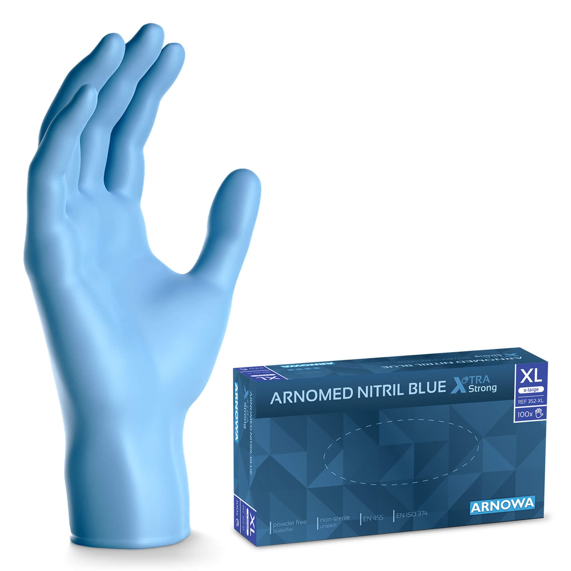 ARNOMED NITRIL BLUE XTRA STRONG