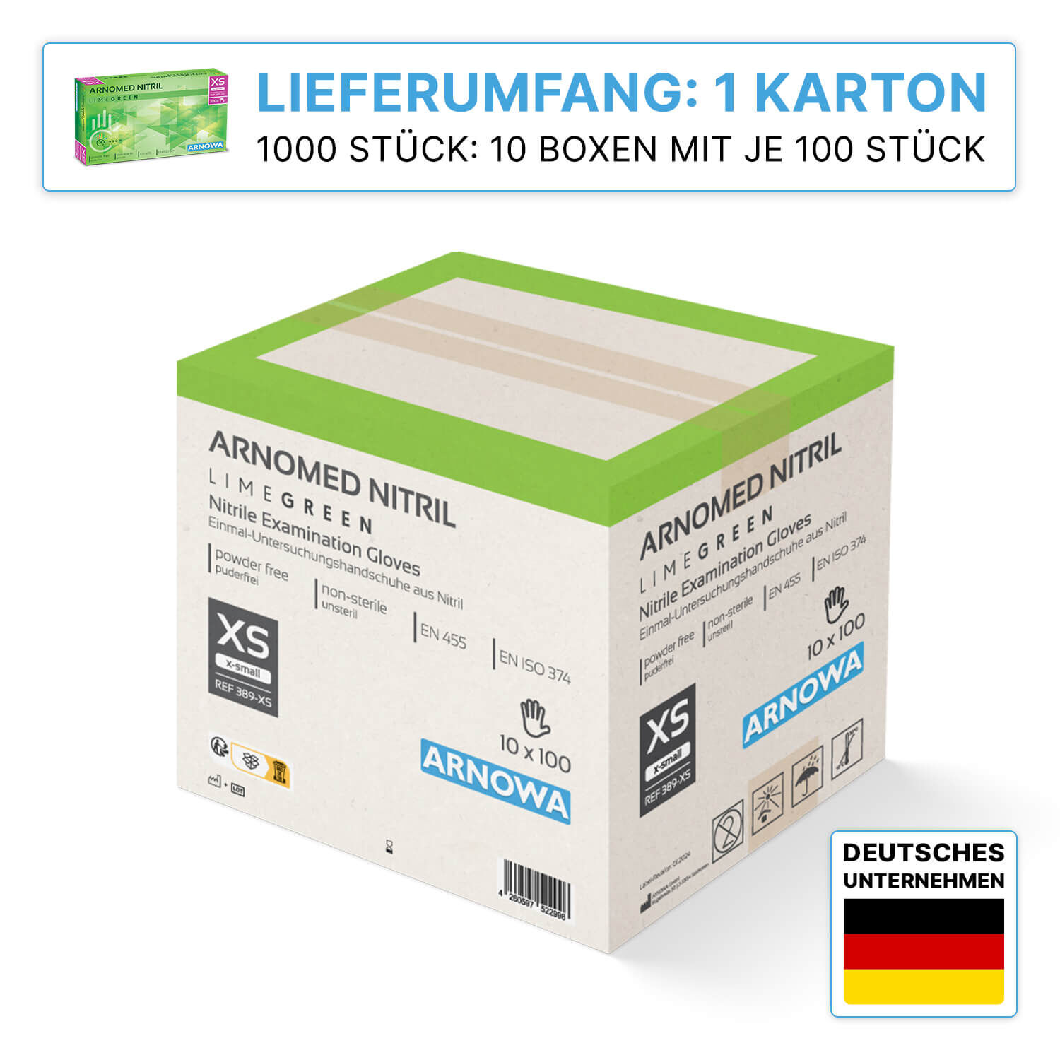 ARNOMED Nitril Handschuhe 1000 Stk ARNOMED Nitril Handschuhe 1000 Stk