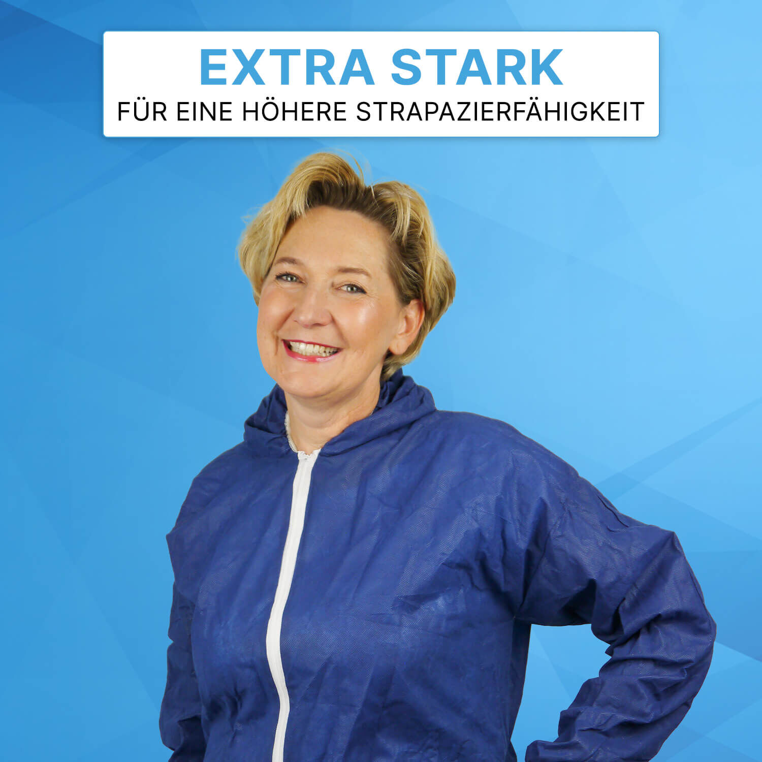 ARNOMED Overall PP Blau Stärke