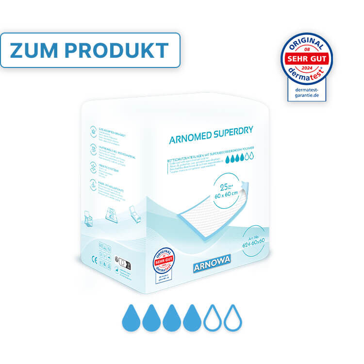Produktempfehlung ARNOMED Krankenunterlagen SUPERDRY 