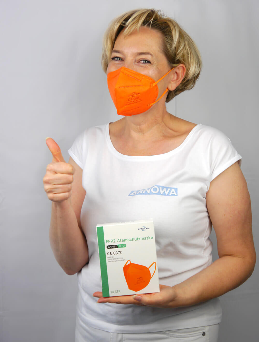 FFP2 Maske orange