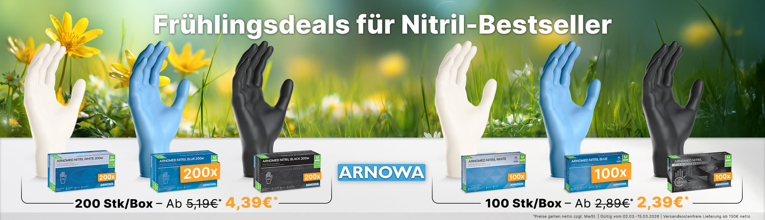 Nitril Handschuh-Sale