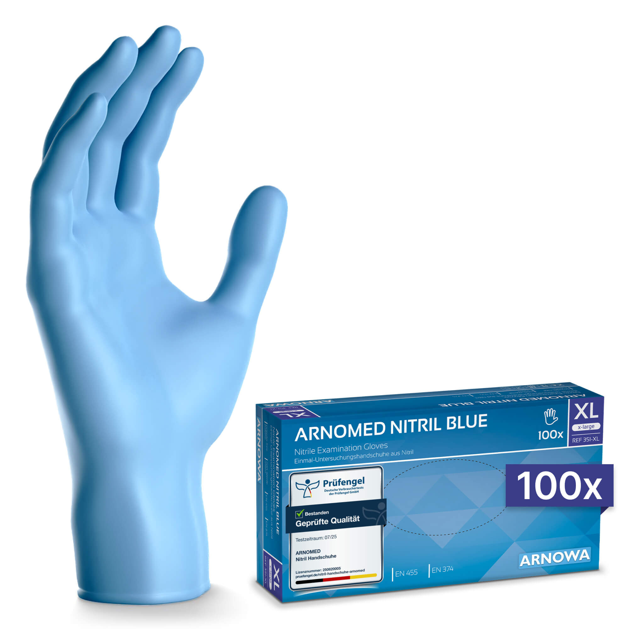 MaiMed Vinyl Blue Einmalhandschuhe – Puderfrei, Blau, Für Hygiene, NEU & OVP