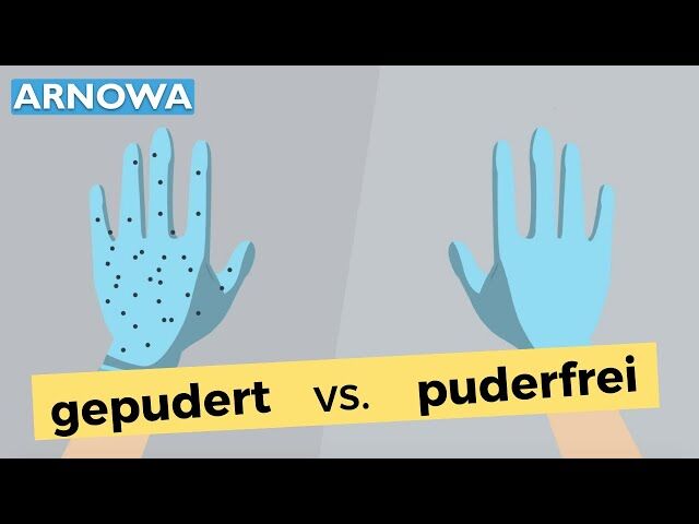 Puderung Nitril Handschuhe Puderung Nitril Handschuhe