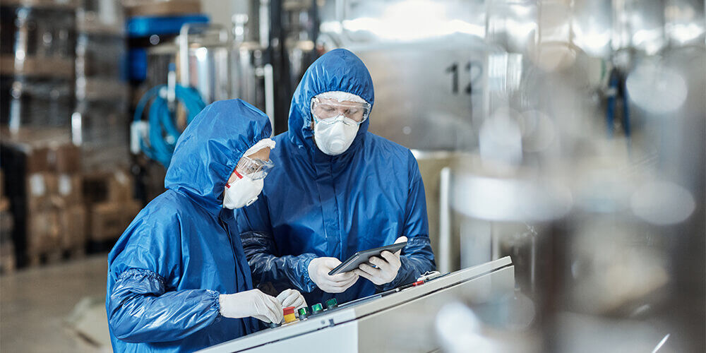 Einwegoveralls für die Produktion Einwegoveralls für die Produktion
