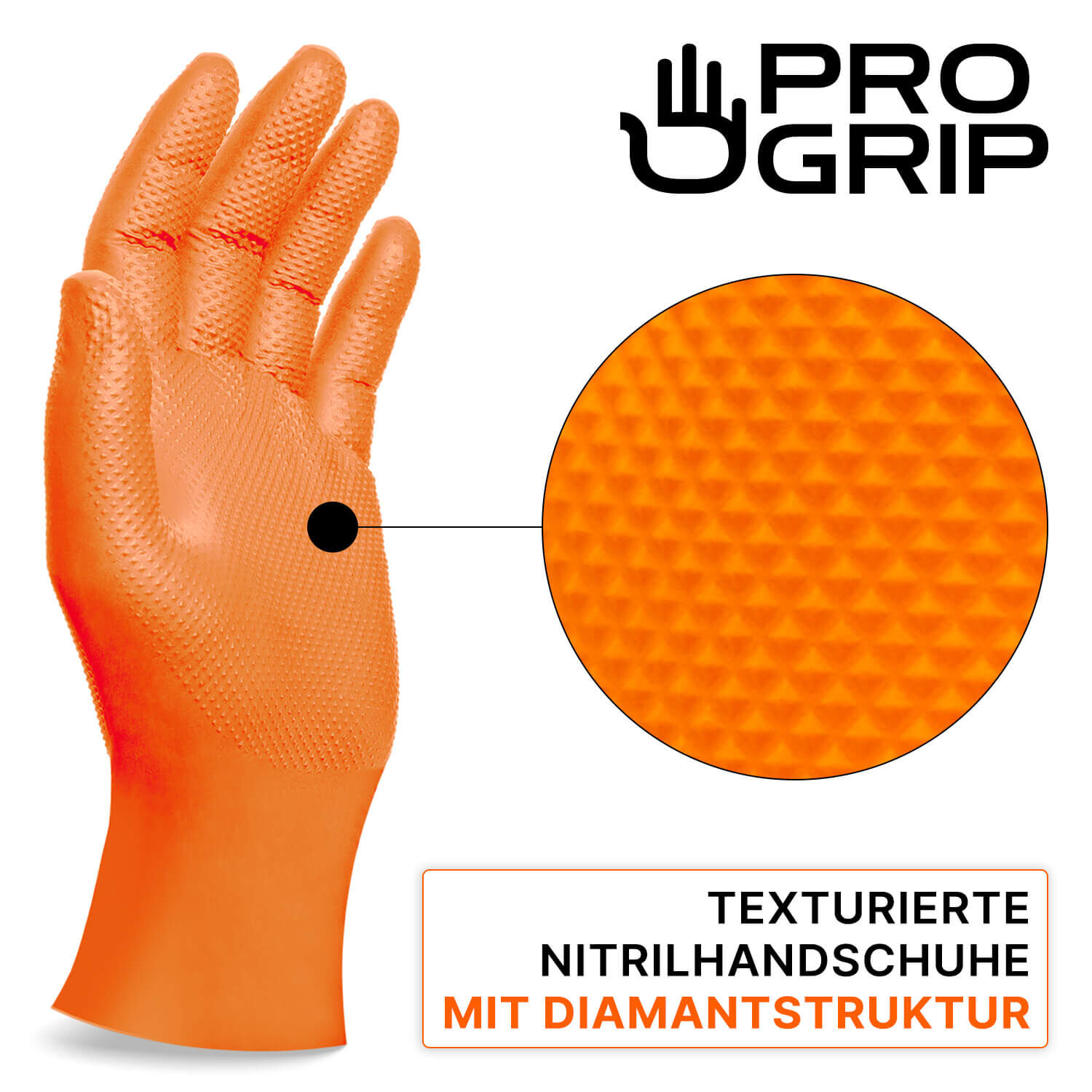 ARNOMED PROGRIP Nitrilhandschuhe orange