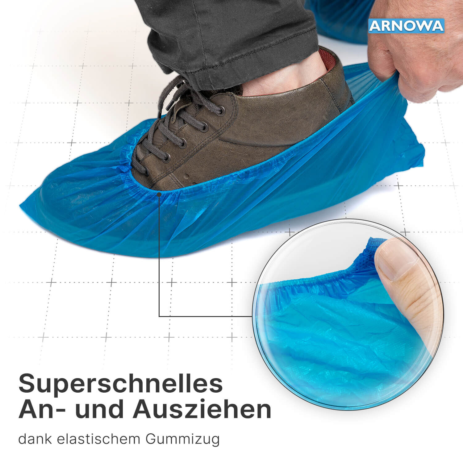 451-50-pt04 ARNOMED Schuhüberzieher Blau