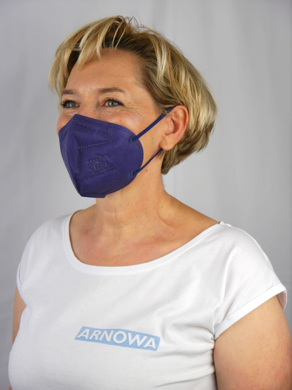 411-DB-Moodshot FFP2 Maske in Dunkelblau