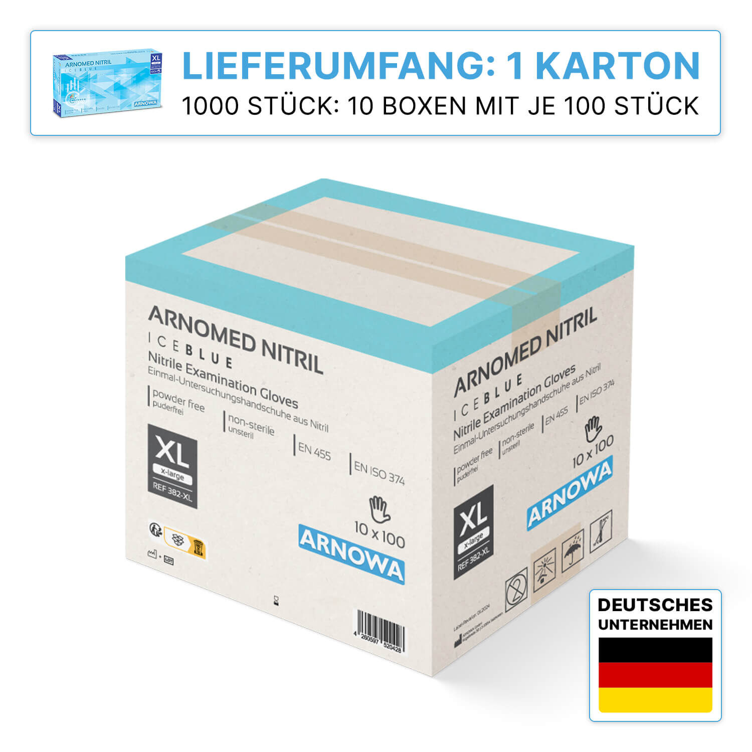 ARNOMED Nitril Handschuhe 1000 Stk ARNOMED Nitril Handschuhe 1000 Stk