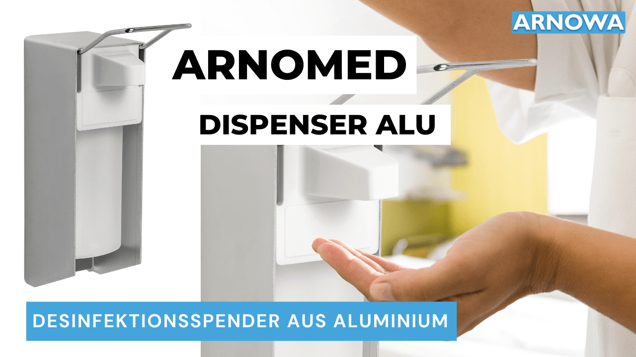 ARNOMED DISPENSER ALU Produktvorteile ARNOMED DISPENSER ALU Produktvorteile