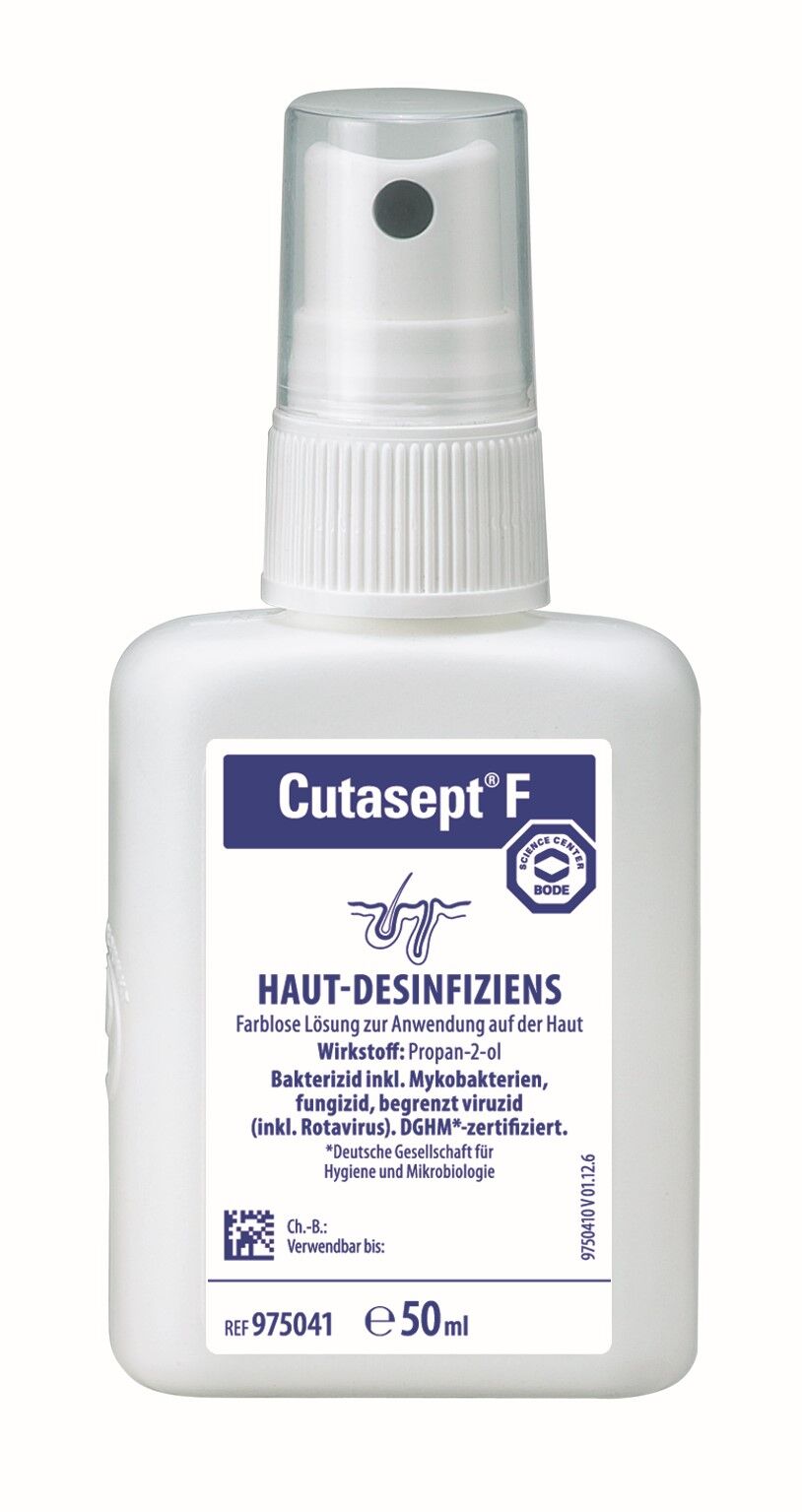 Hautdesinfektionsmittel von Cutasept F in der 50ml-Größe
