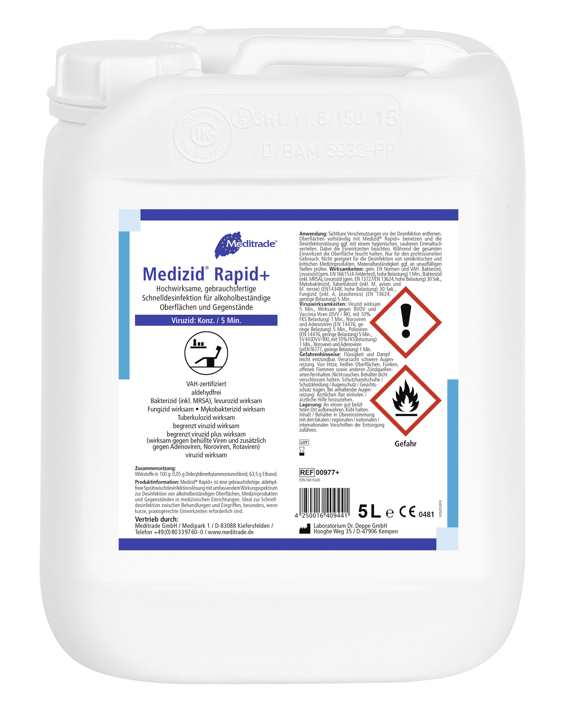Medizid Rapid plus - Flächendesinfektionsmittel Medizid Rapid plus - Flächendesinfektionsmittel