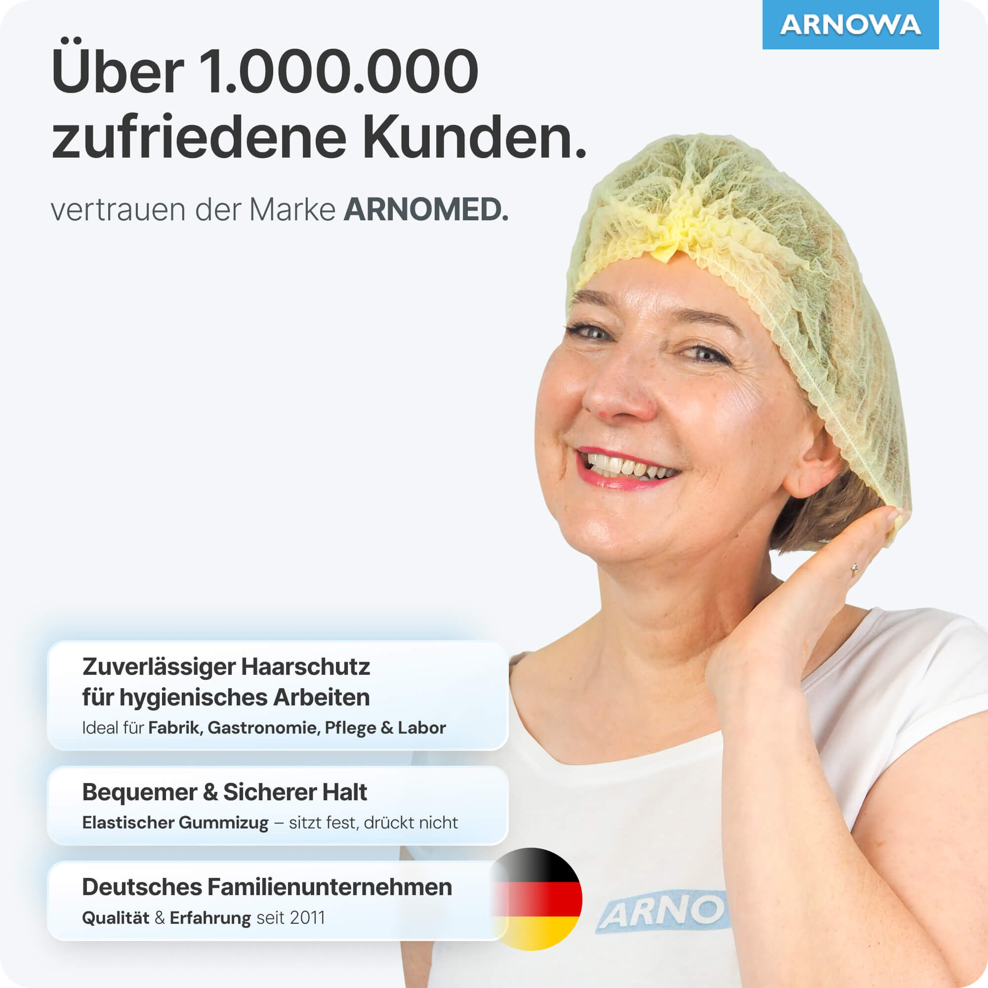 Klipphauben Gelb Sicherer Halt