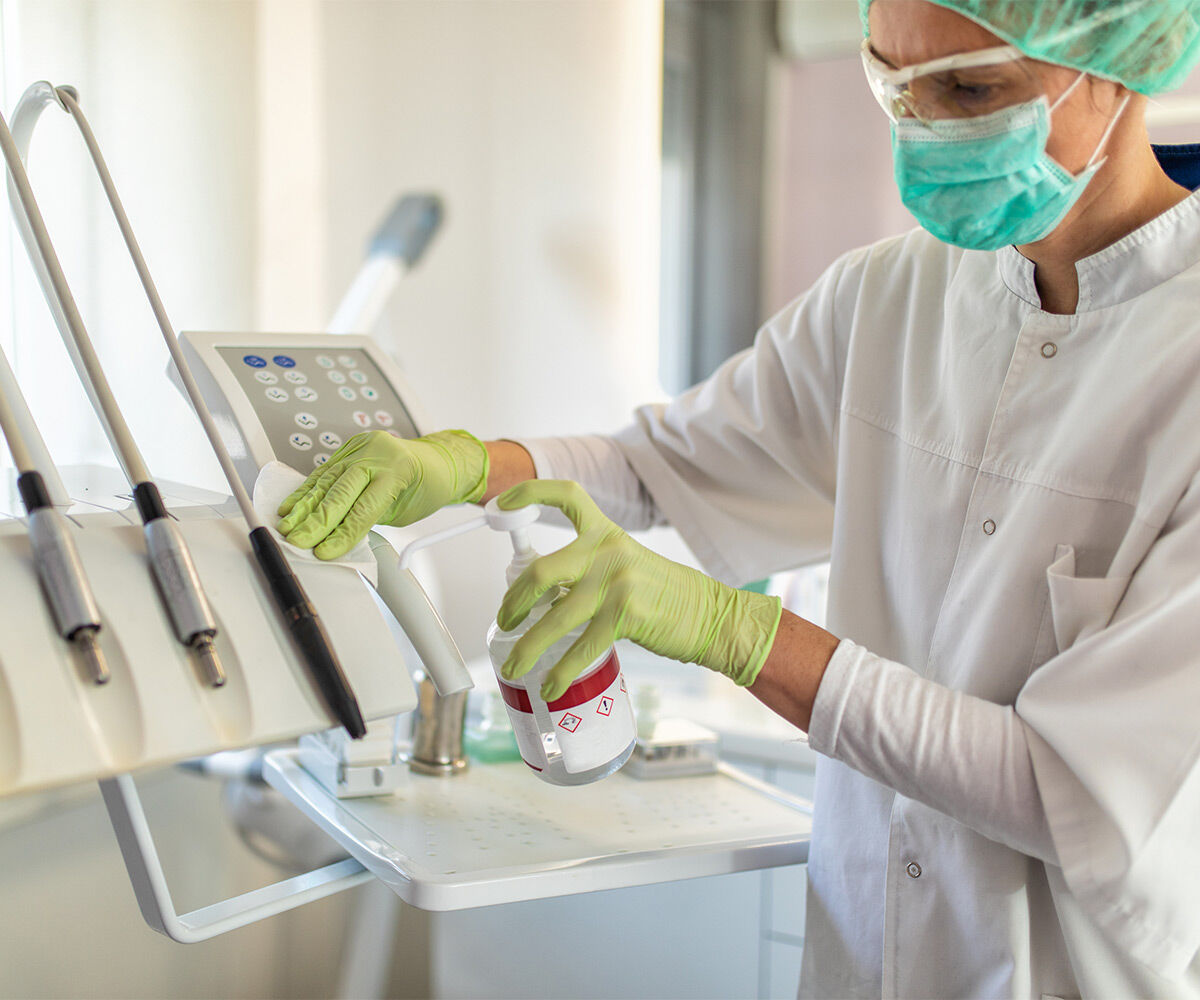 Desinfektionstücher für die Medizin