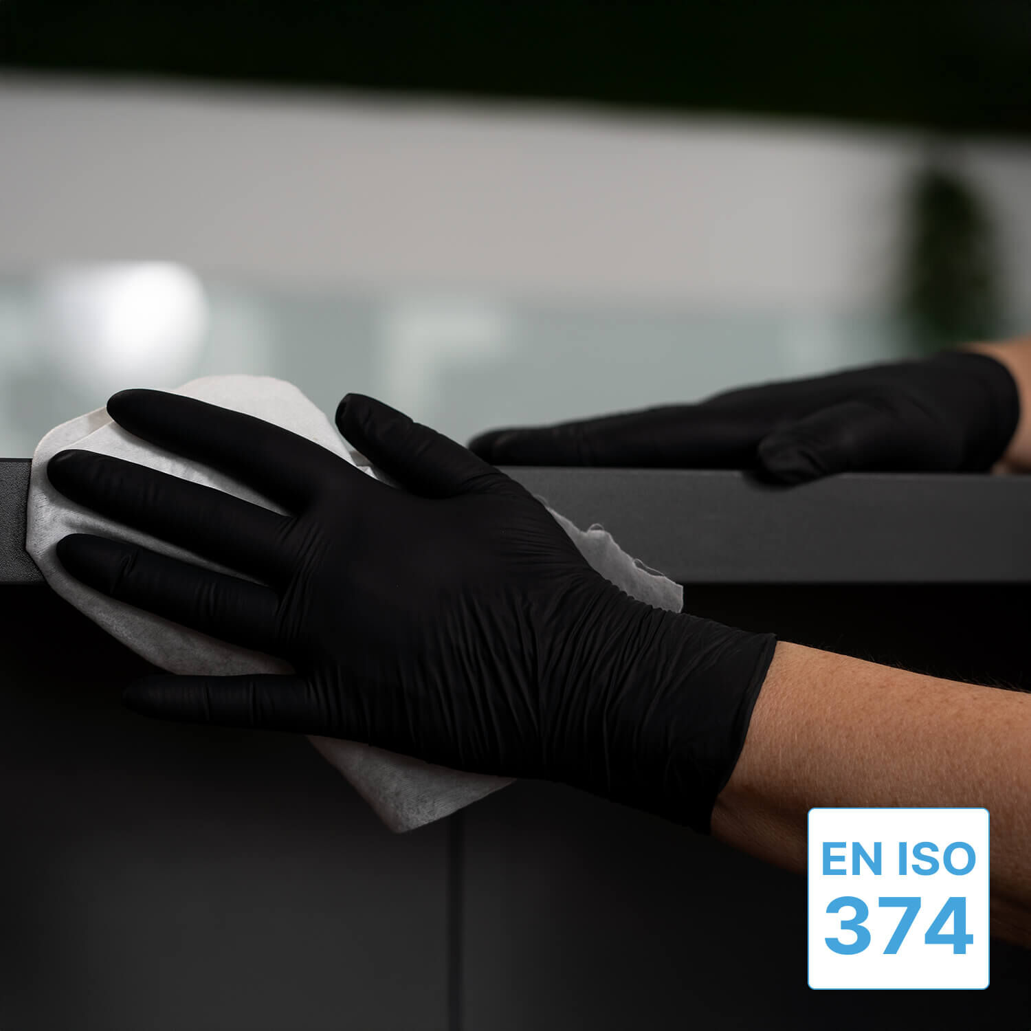 392-pt05 Nitril Handschuhe Extra Stark Reinigen