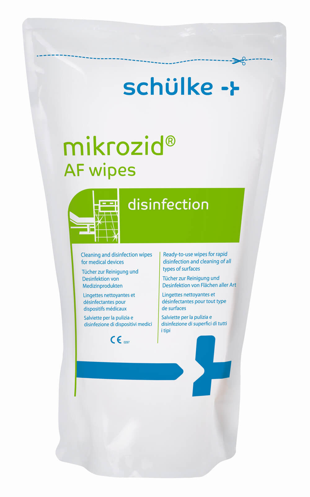 Mikrozid AF wipes - Desinfektionstücher im Nachfüllpack schülke mikrozid AF Wipes