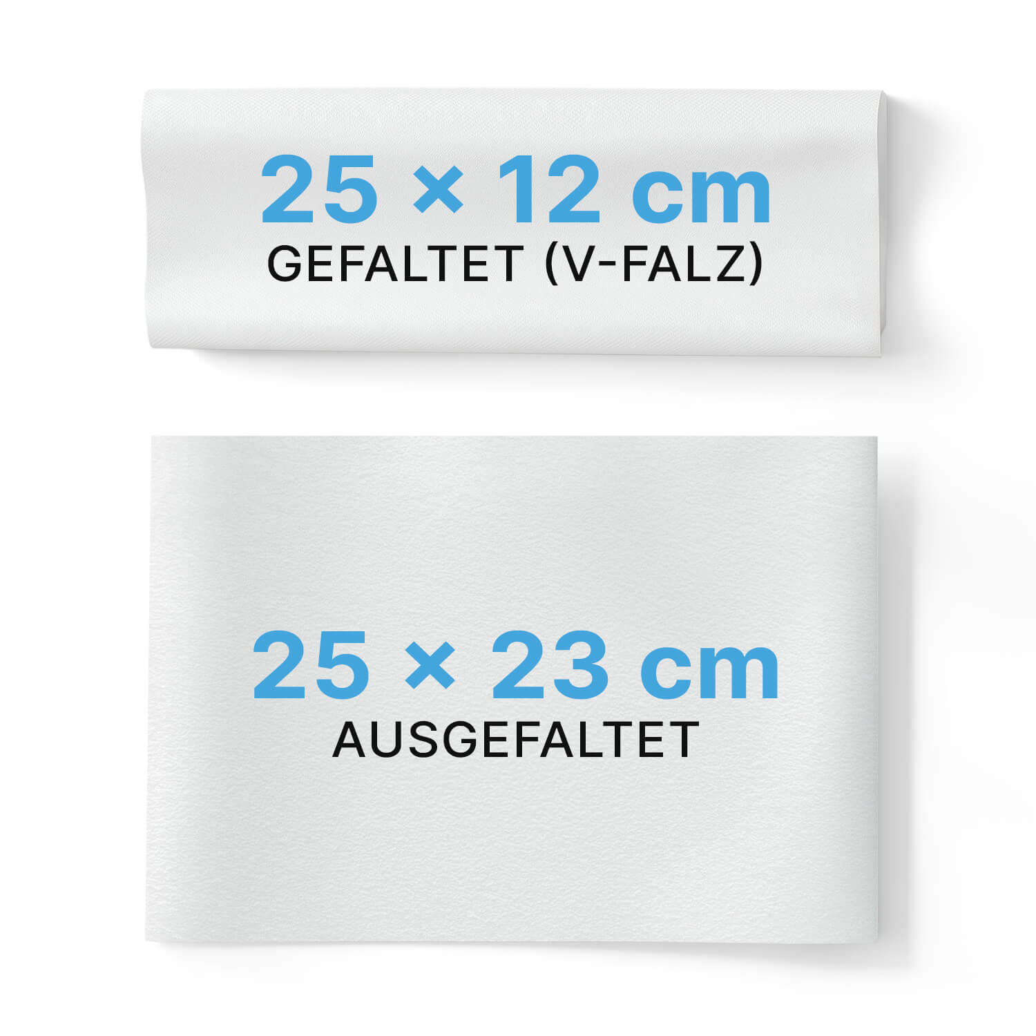 Papierhandtücher Größe