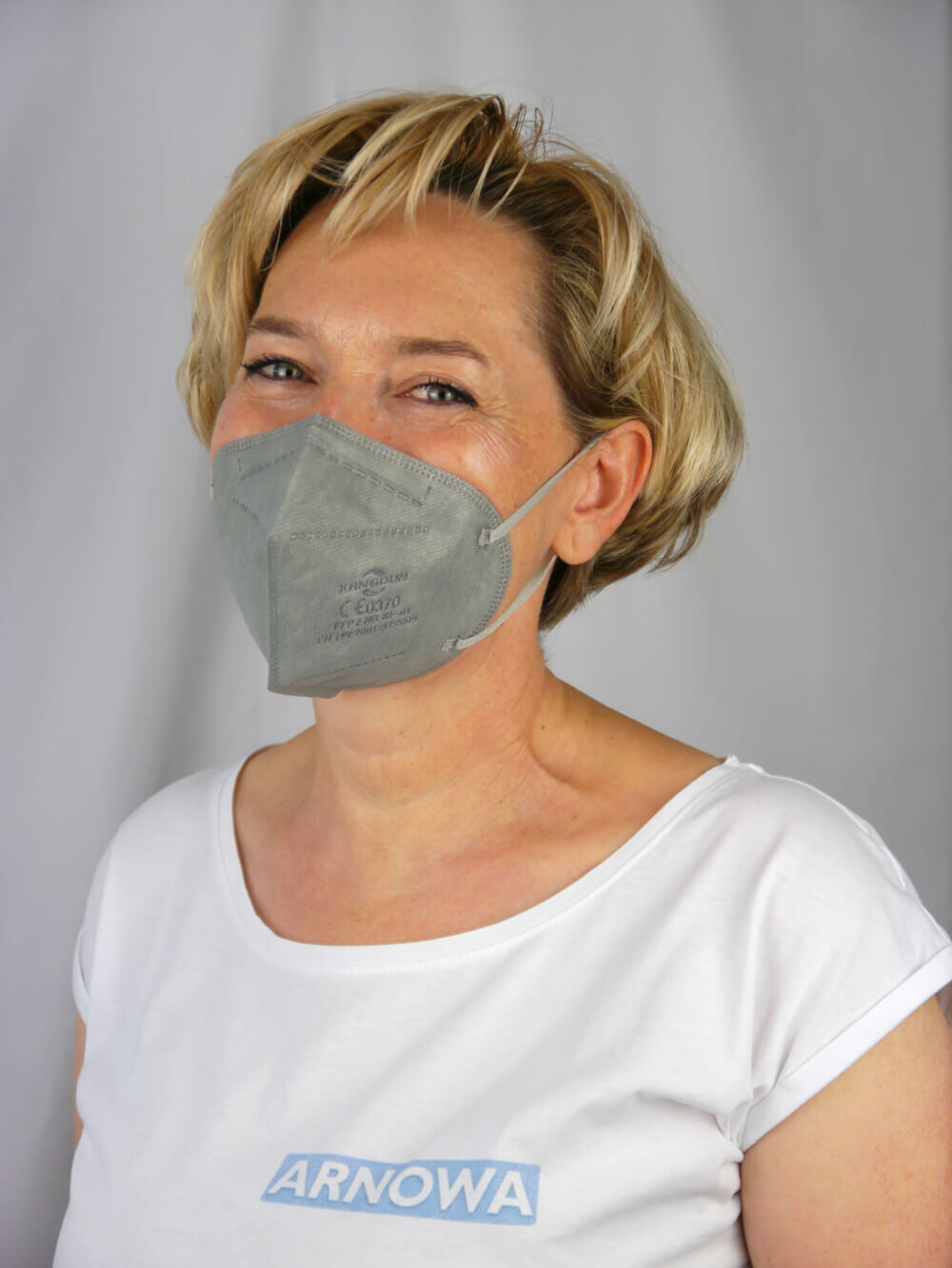 FFP2 Maske in Grau