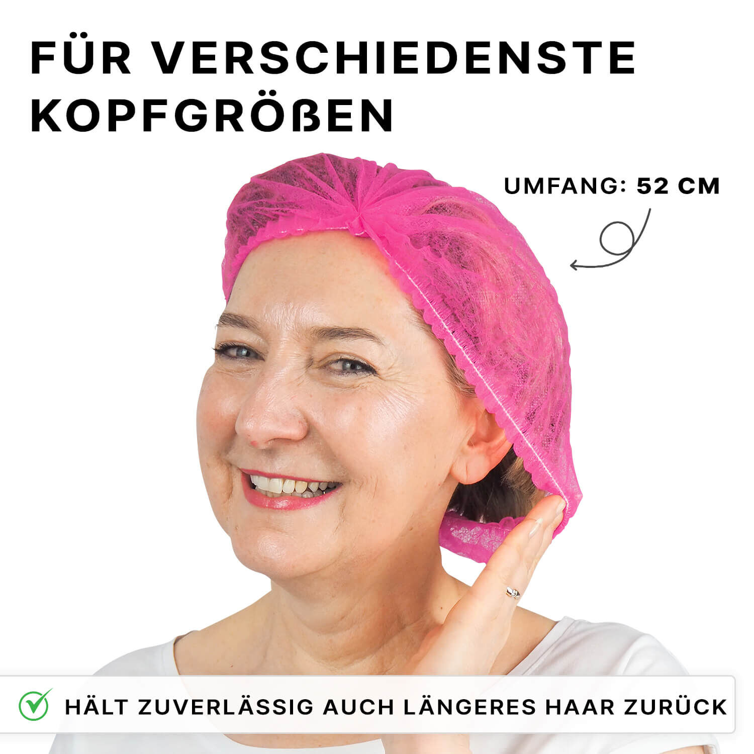 ARNOMED Klipphaube Pink