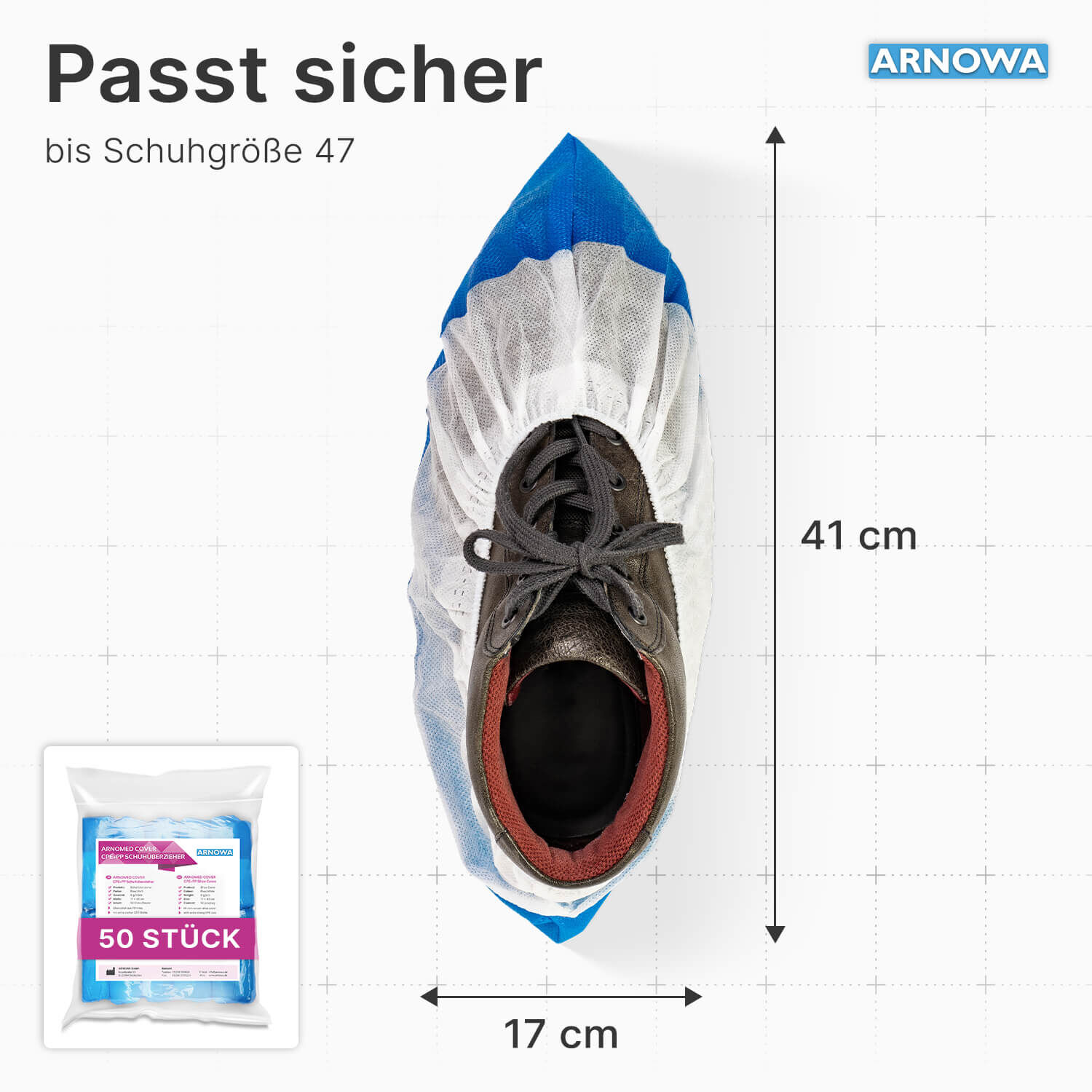 ARNOMED CPE+PP SchuhüberzieherARNOMED CPE+PP Schuhüberzieher