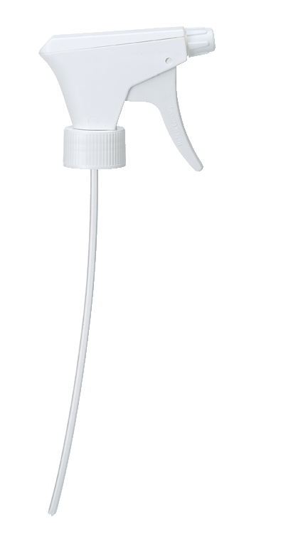 Sprühkopf für 500 ml und für 1 L Flaschen Seitenansicht eines Sprühkopfes für 500 ml und für 1 L Flaschen