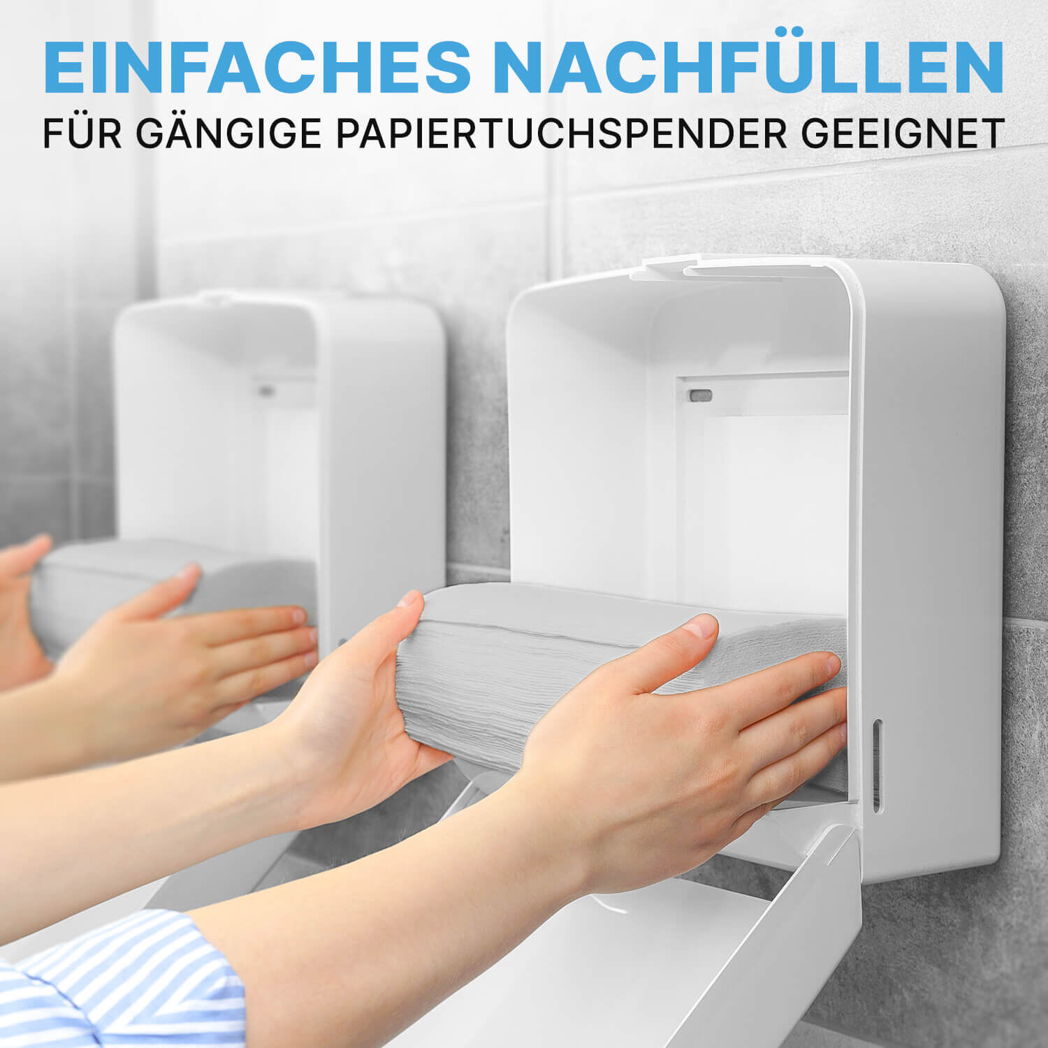 Papierhandtücher nachfüllen