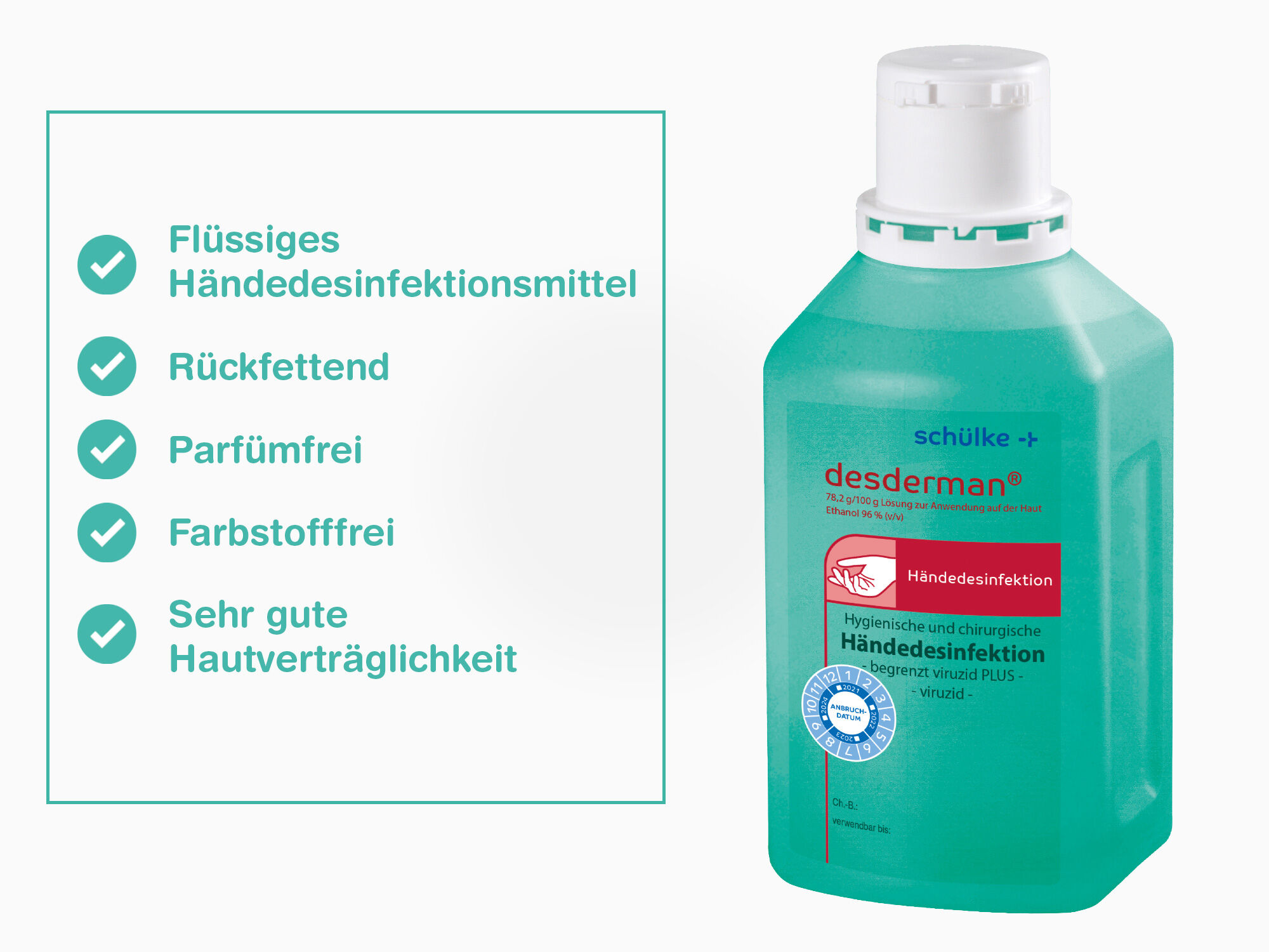 schuelke-desderman-vorteile-500ml Vorteile desderman Händedesinfektion