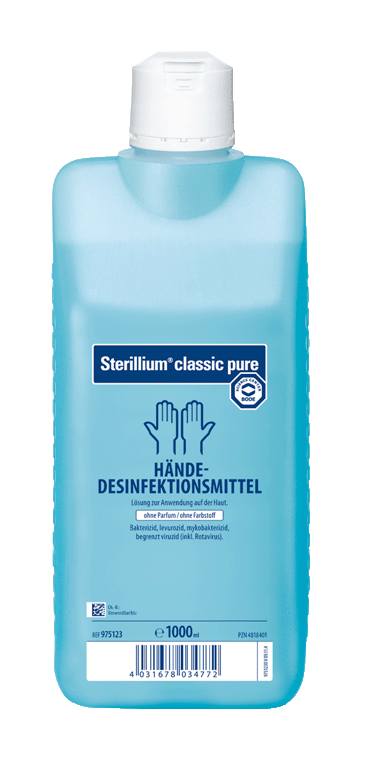 Steri_classic_pure_O_1000ml Sterillium classic pure in der 1000ml-Flasche