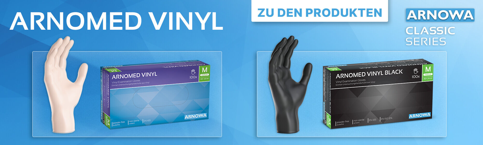 ARNOMED Vinyl Handschuhe ARNOMED Vinyl Handschuhe