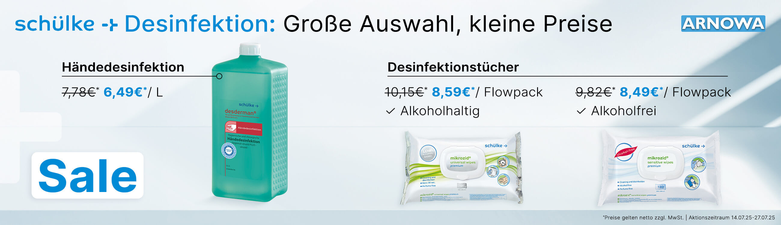 Sale auf Schülke Desinfektionsmittel