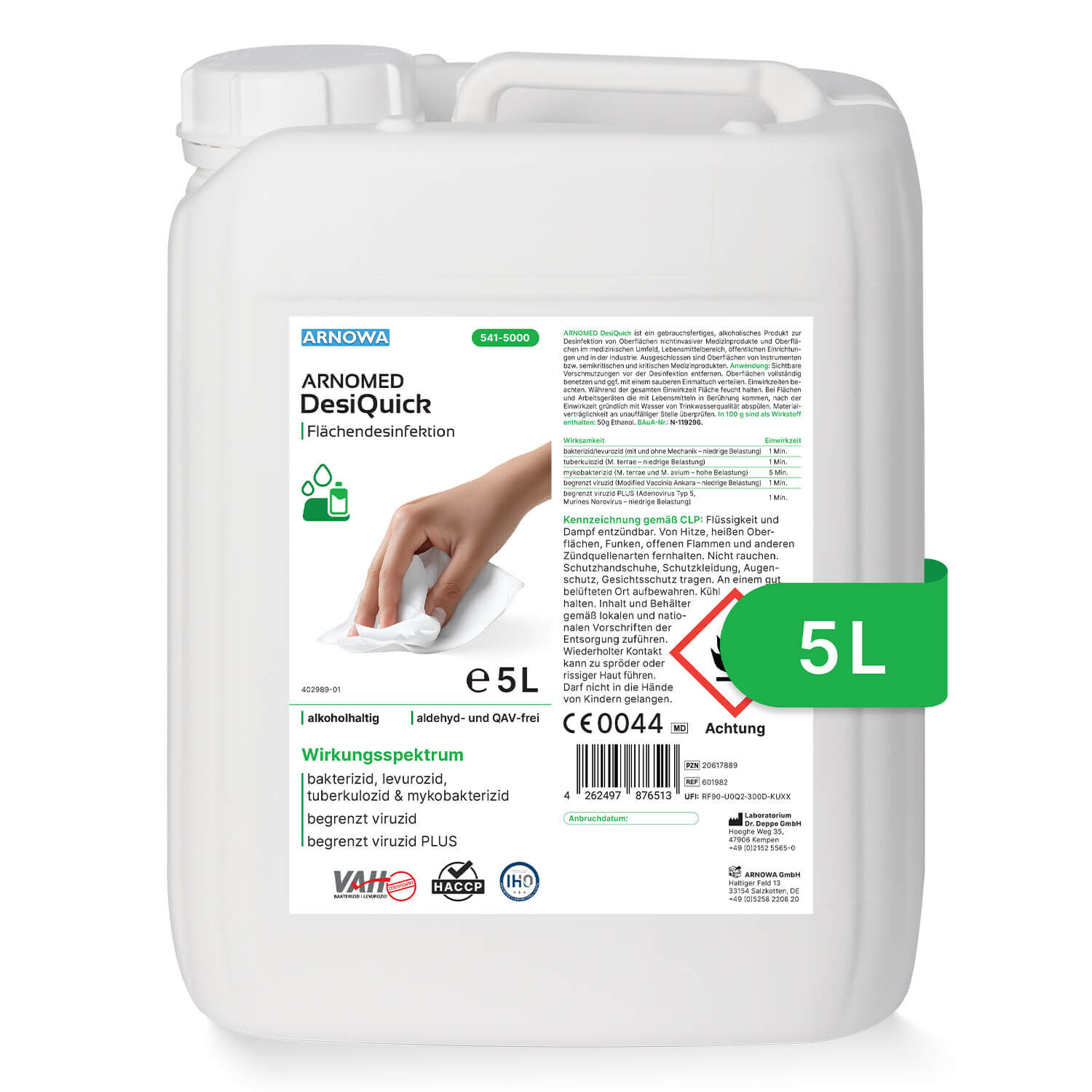 ARNOMED DesiQuick- Flächendesinfektionsmittel 5 Liter