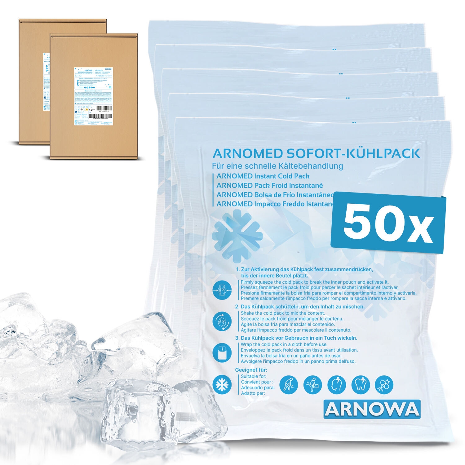 Sofort-Kühlpack 50 Stk