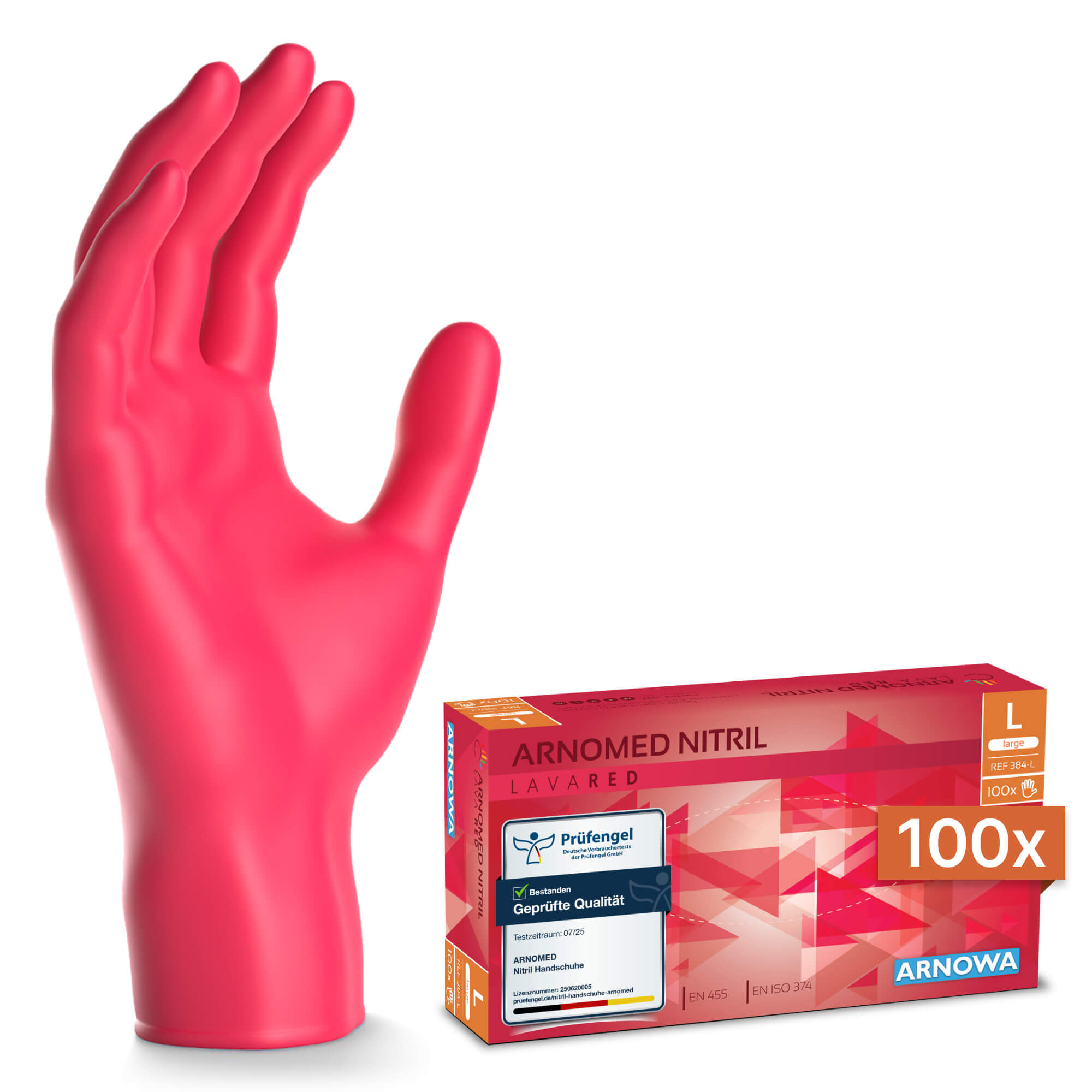 Nitril Handschuhe Rot