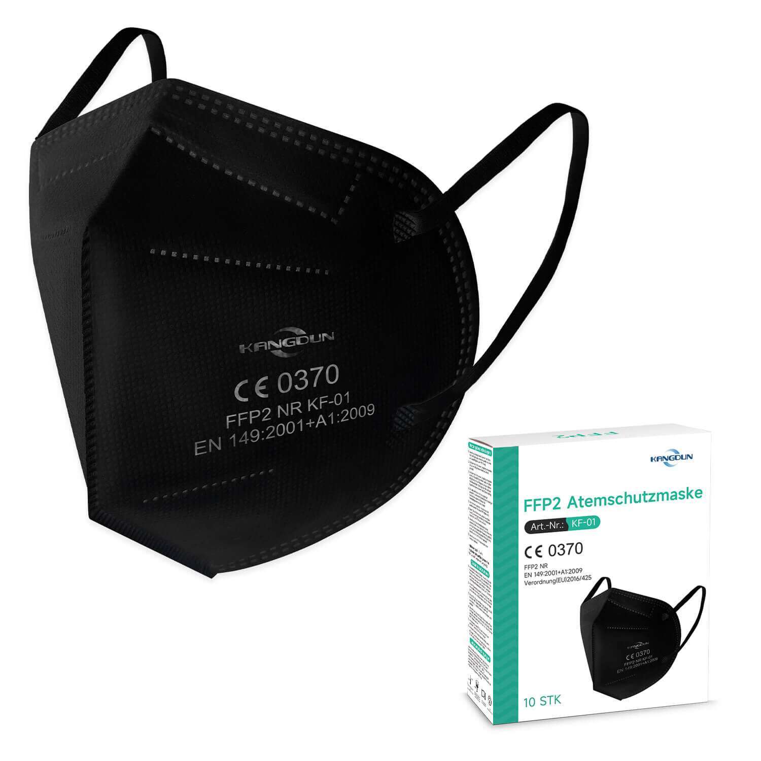 411-bk-titelbild Schwarze FFP2 Maske