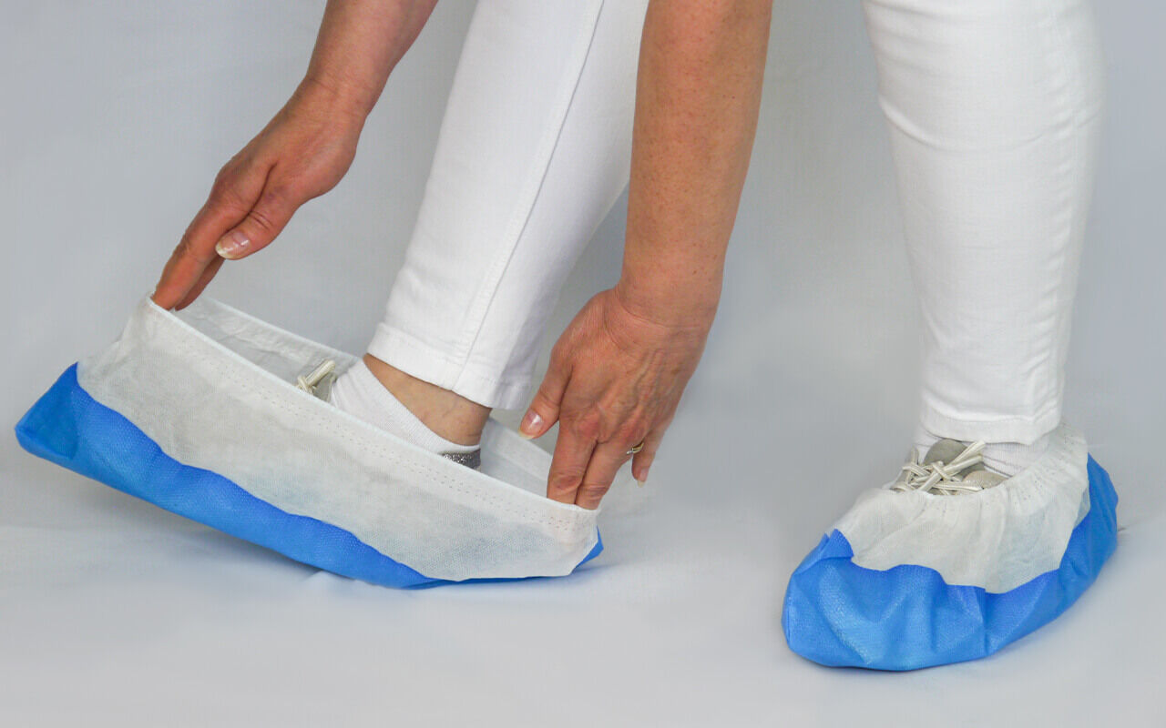 Schuhüberzieher mit Gummizug Schuhüberzieher mit Gummizug