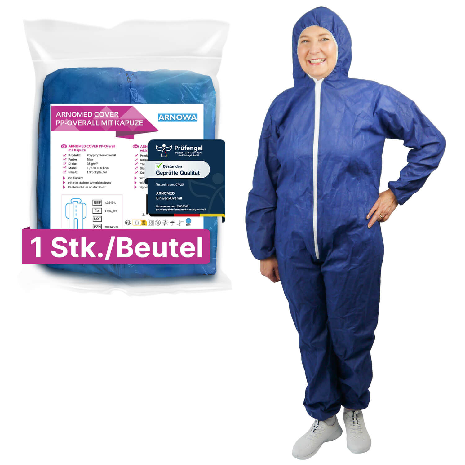ARNOMED COVER Overall | Blau  ARNOMED PP Overall Blau