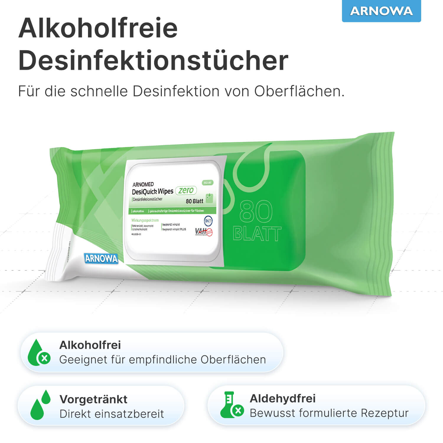 Desinfektionstücher Alkoholfrei Vorteile