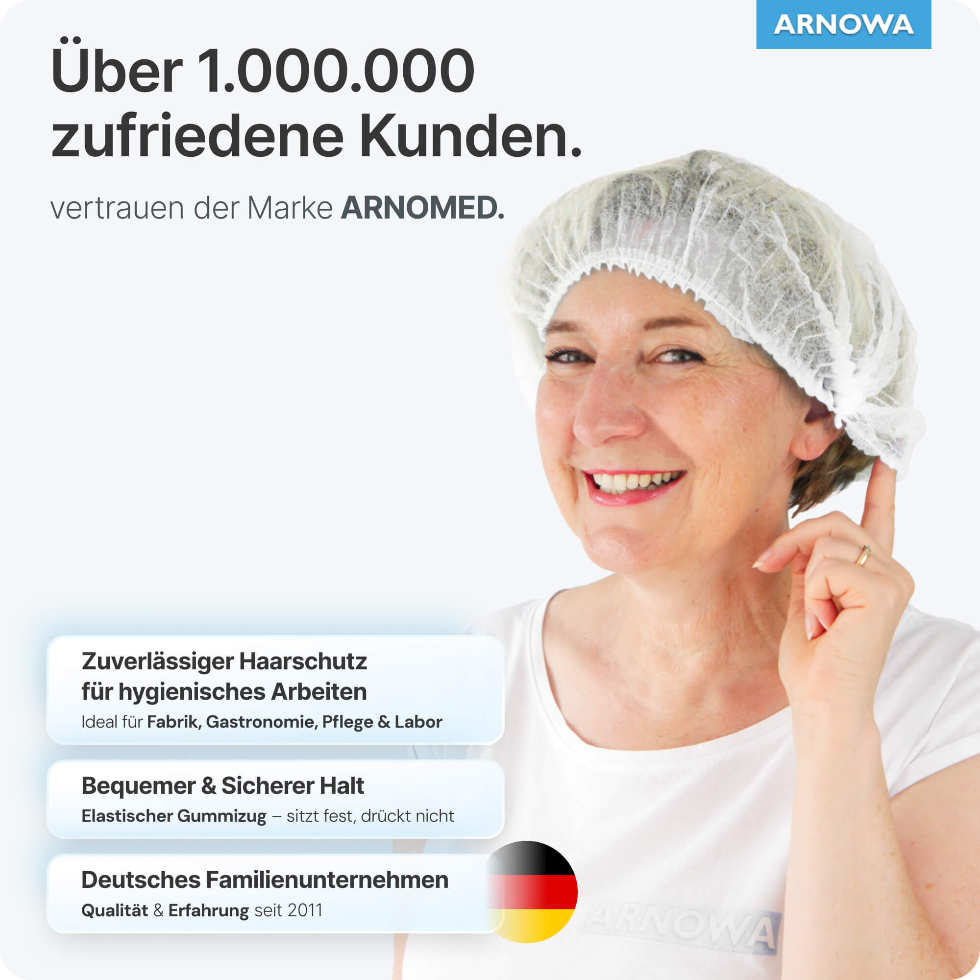 Klipphauben Weiß Sicherer Halt