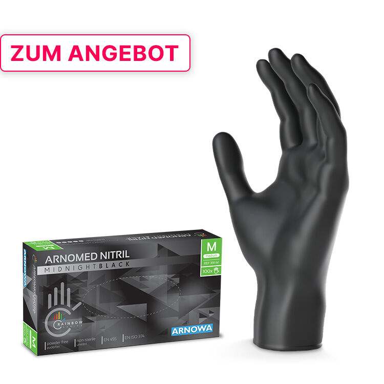 Nitril Handschuhe Schwarz im Angebot