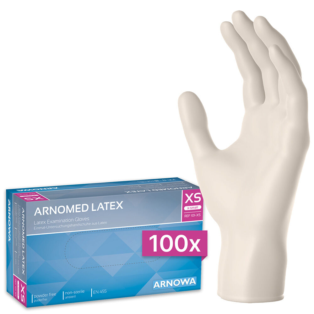 ARNOMED LATEX PF - Handschuhe puderfrei