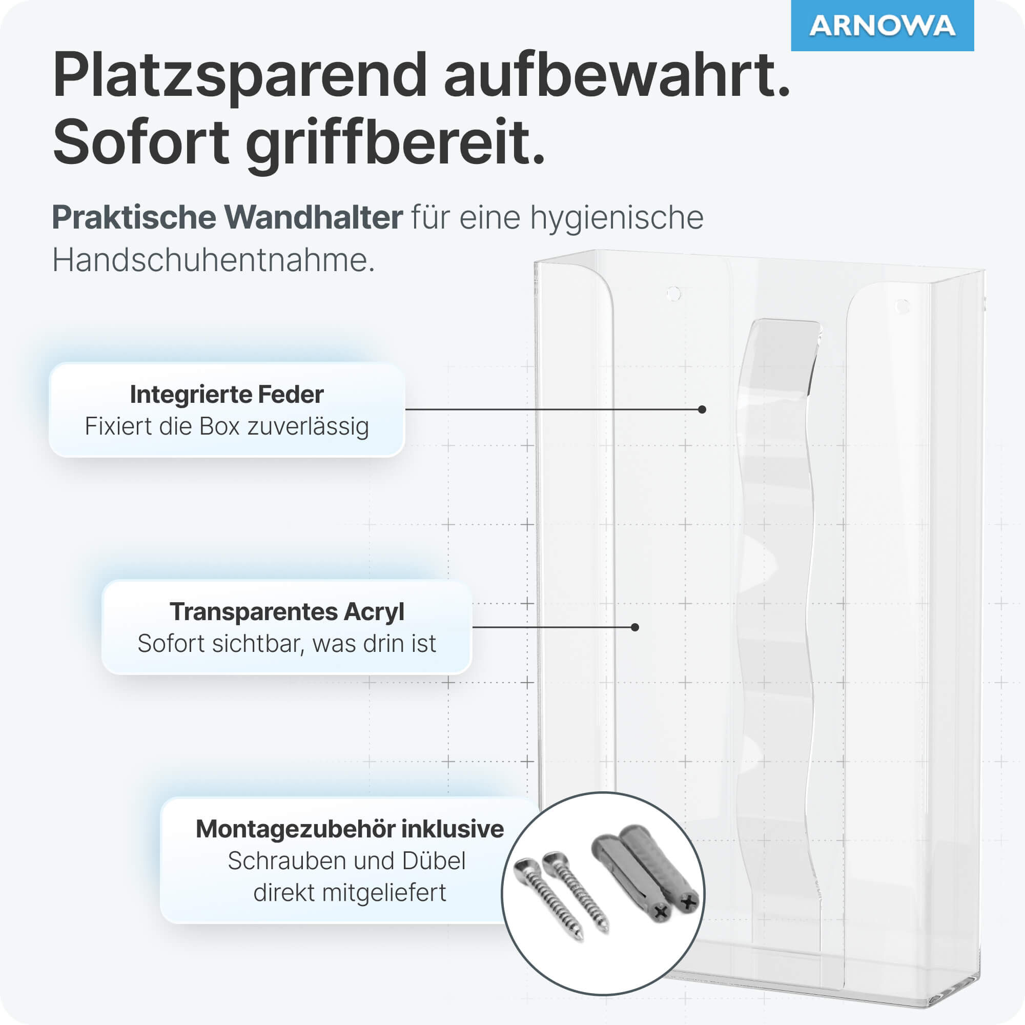 Acryl Handschuhhalter Vorteile