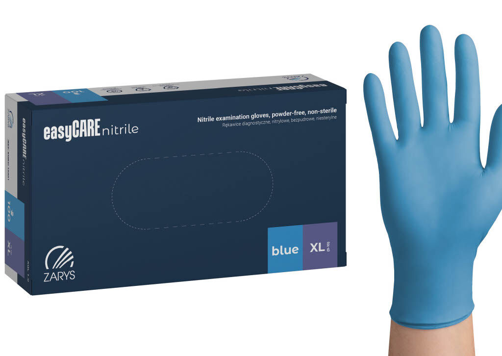 easyCare nitrile blue - Nitril Handschuhe Blau