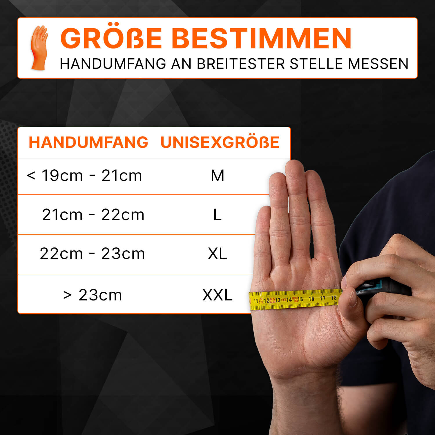 ARNOMED PROGRIP Nitrilhandschuhe orange