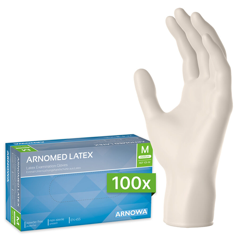 ARNOMED Latex Handschuhe M
