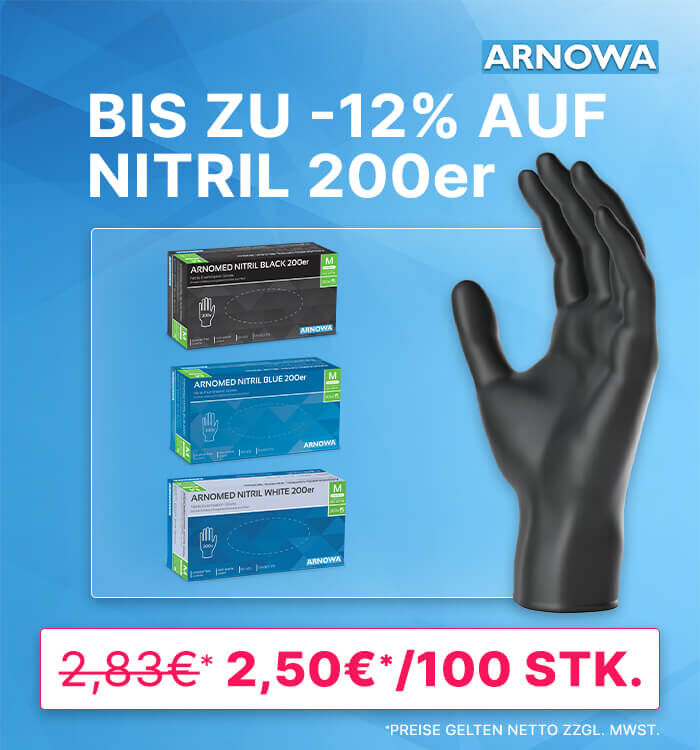 ARNOMED Nitril Handschuhe 200 Stk.