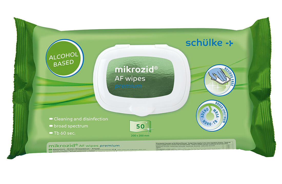 Schülke - mikrozid AF wipes premium Softpack Produktbild schülke mikrozid af wipes